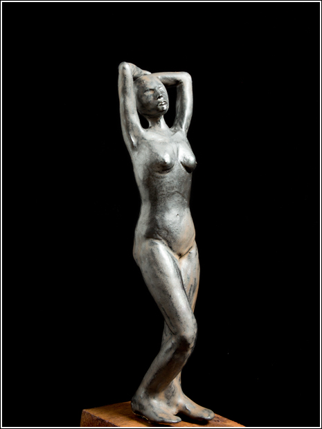 Standing ceramic figure